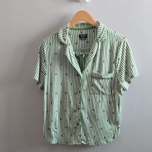 Kate Spade Green Bees Pyjama Set Size Medium